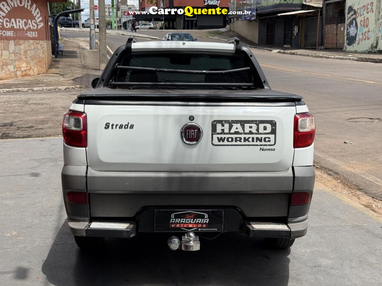 FIAT   STRADA WORKING HARD 1.4 FIRE FLEX 8V CE   BRANCO 2018 1.4 FLEX - Loja