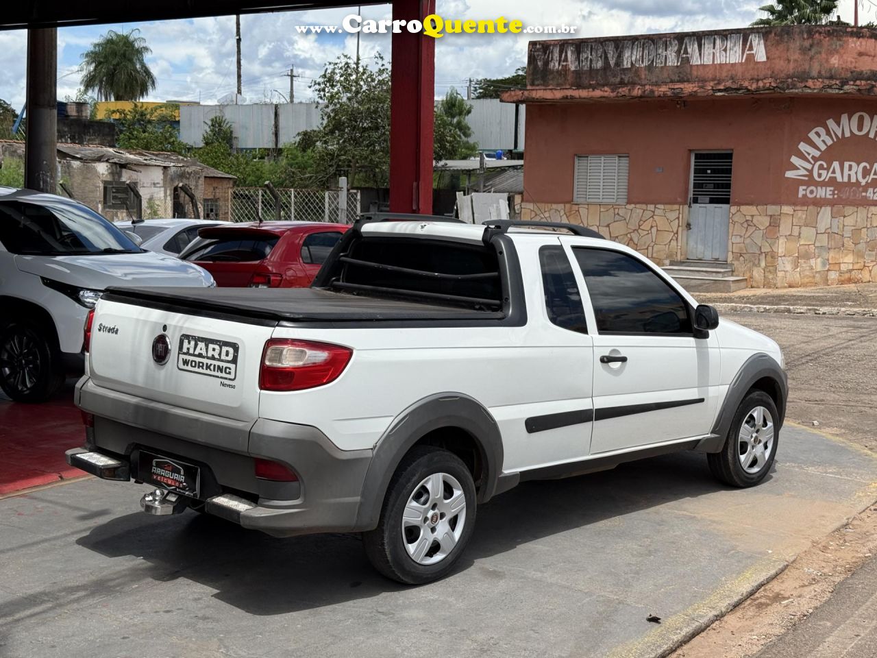 FIAT   STRADA WORKING HARD 1.4 FIRE FLEX 8V CE   BRANCO 2018 1.4 FLEX - Loja