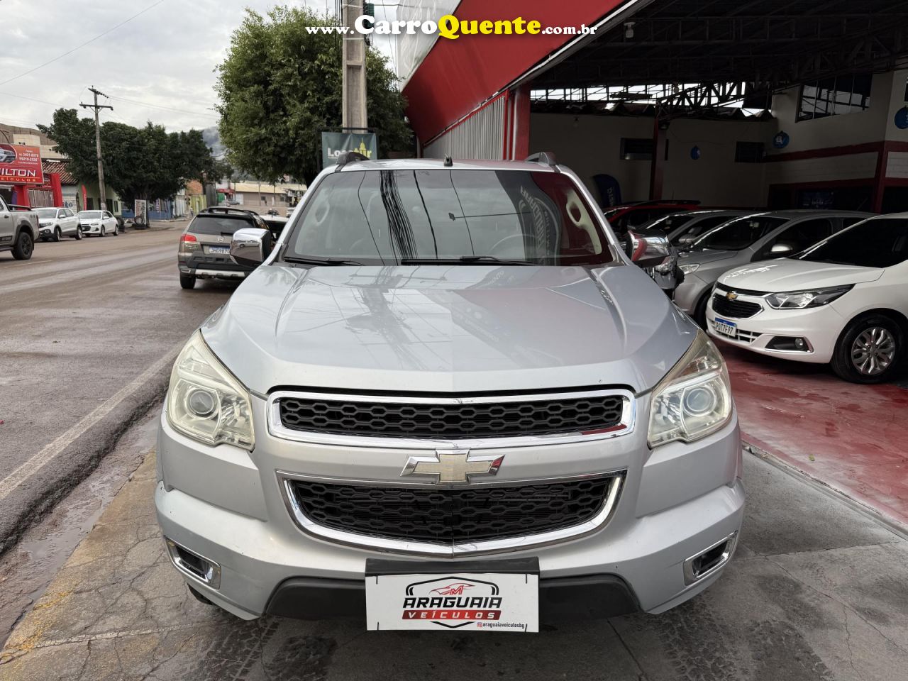 CHEVROLET   S10 PICK-UP LTZ 2.8 TDI 4X2 CD DIES.AUT   PRATA 2013 2.8 GASOLINA - Loja