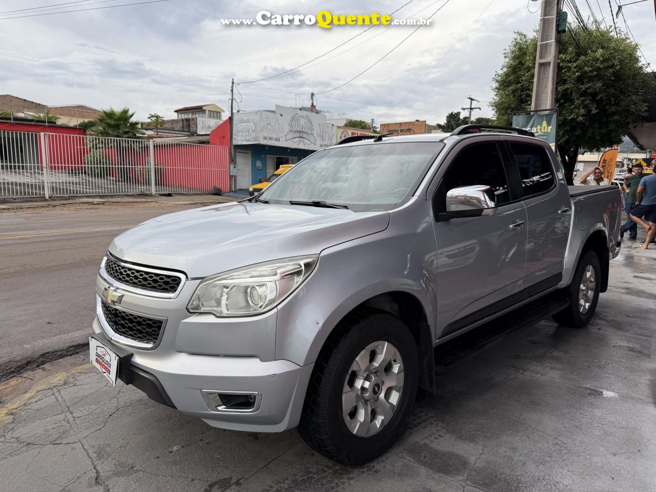CHEVROLET   S10 PICK-UP LTZ 2.8 TDI 4X2 CD DIES.AUT   PRATA 2013 2.8 GASOLINA - Loja