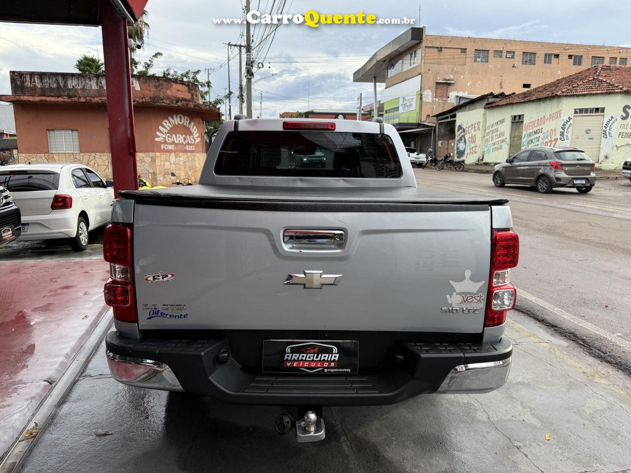 CHEVROLET   S10 PICK-UP LTZ 2.8 TDI 4X2 CD DIES.AUT   PRATA 2013 2.8 GASOLINA - Loja