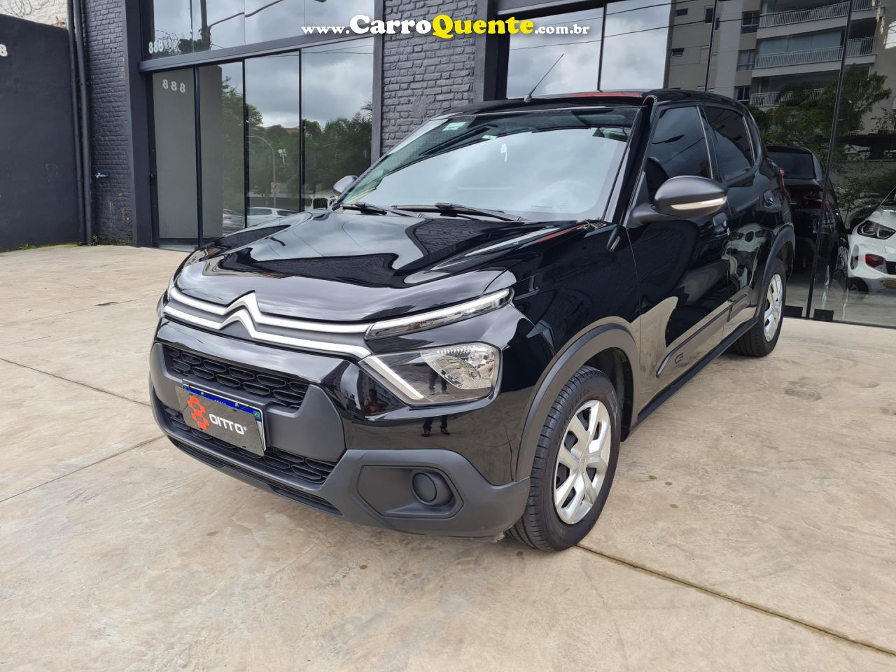 CITROËN   C3 LIVE PACK 1.0 FLEX 6V 5P MEC.   PRETO 2023 1.0 FLEX - Loja