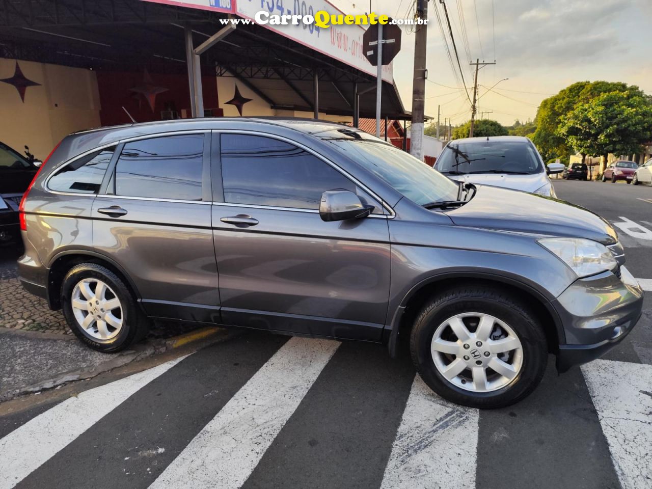 HONDA   CR-V LX 2.0 16V 2WD2.0 FLEXONE AUT.   CINZA 2011 2.0 GASOLINA - Loja