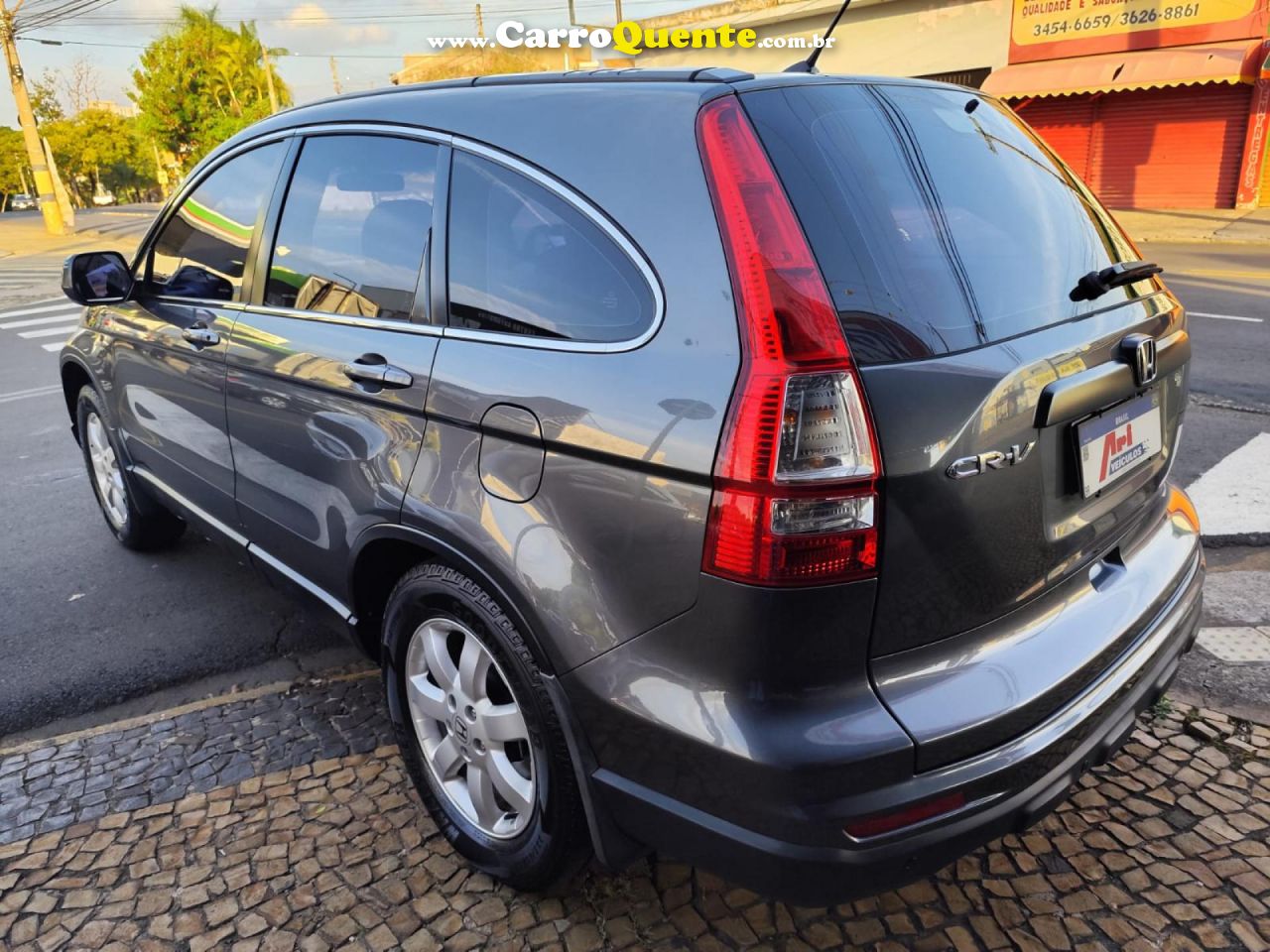 HONDA   CR-V LX 2.0 16V 2WD2.0 FLEXONE AUT.   CINZA 2011 2.0 GASOLINA - Loja