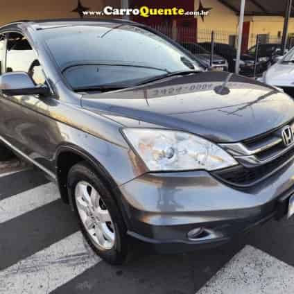 HONDA   CR-V LX 2.0 16V 2WD2.0 FLEXONE AUT.   CINZA 2011 2.0 GASOLINA