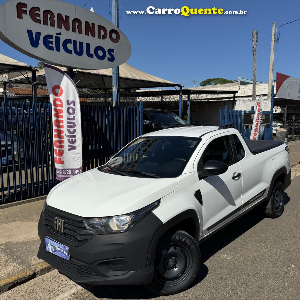 FIAT   STRADA ENDURANCE 1.4 FLEX 8V CS PLUS   BRANCO 2022 1.4 FLEX - Loja