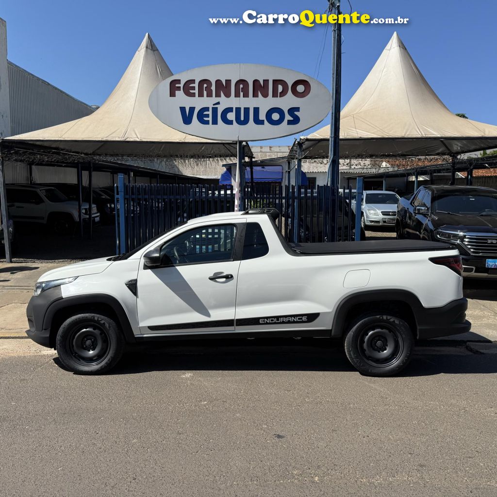 FIAT   STRADA ENDURANCE 1.4 FLEX 8V CS PLUS   BRANCO 2022 1.4 FLEX - Loja