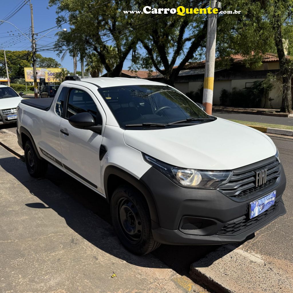 FIAT   STRADA ENDURANCE 1.4 FLEX 8V CS PLUS   BRANCO 2022 1.4 FLEX - Loja