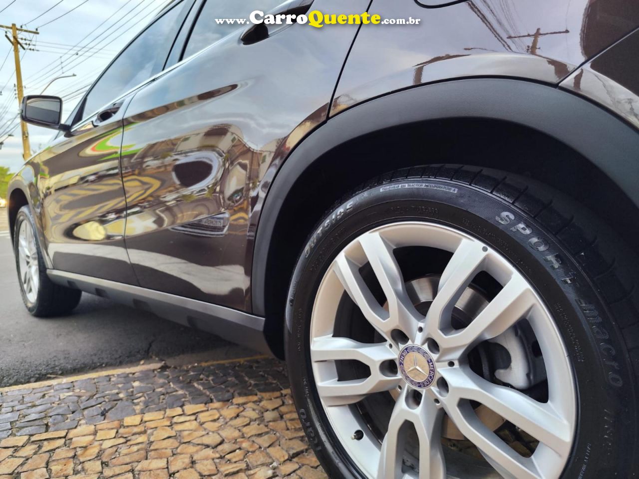 MERCEDES-BENZ   GLA 200 ADVANCE 1.61.6 TB 16V FLEX AUT.   MARROM 2015 1.6 FLEX - Loja
