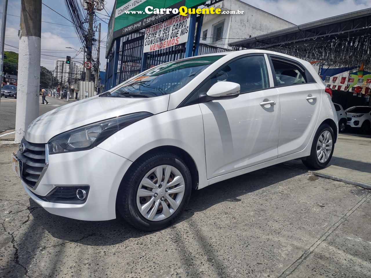 HYUNDAI   HB20 COMFORT STYLE 1.0 TB FLEX 12V MEC.   BRANCO 2016 1.0 FLEX - Loja