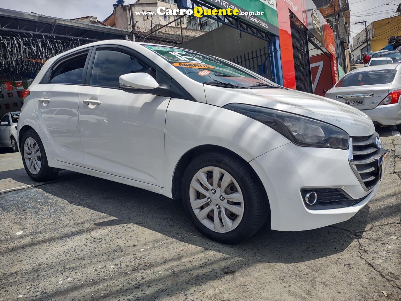 HYUNDAI   HB20 COMFORT STYLE 1.0 TB FLEX 12V MEC.   BRANCO 2016 1.0 FLEX - Loja