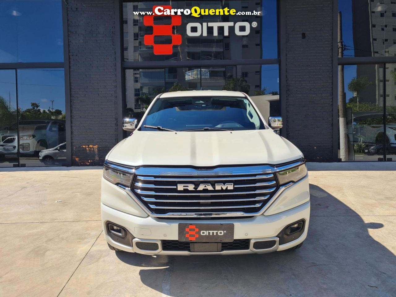 RAM   RAMPAGE LARAMIE 2.0 TB CD 4X4 DIE. AUT.   BRANCO 2024 2.0 GASOLINA - Loja
