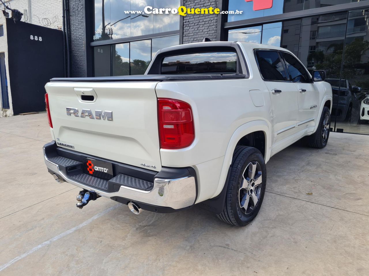 RAM   RAMPAGE LARAMIE 2.0 TB CD 4X4 DIE. AUT.   BRANCO 2024 2.0 GASOLINA - Loja
