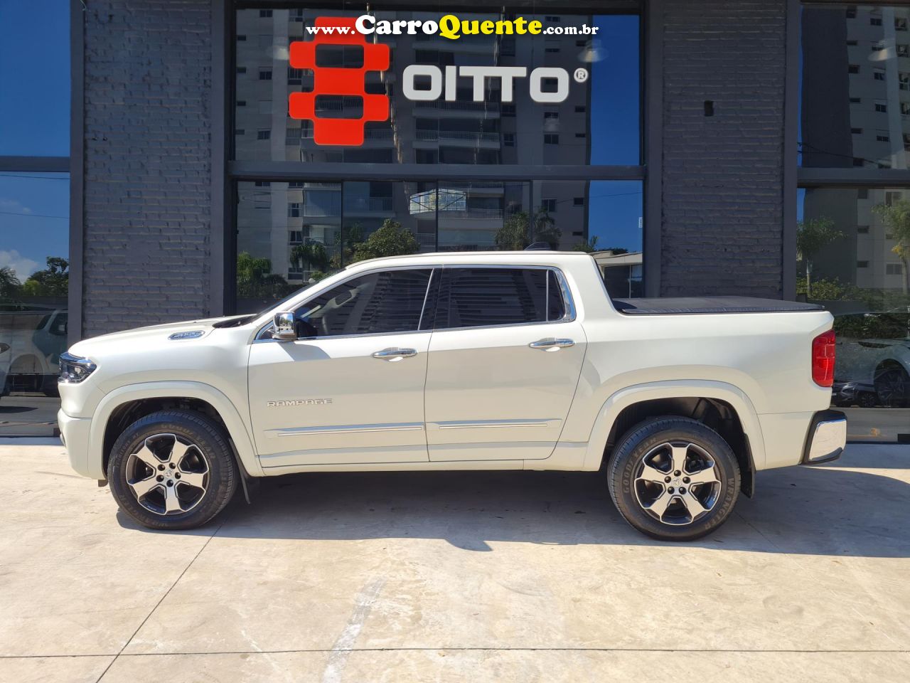 RAM   RAMPAGE LARAMIE 2.0 TB CD 4X4 DIE. AUT.   BRANCO 2024 2.0 GASOLINA - Loja