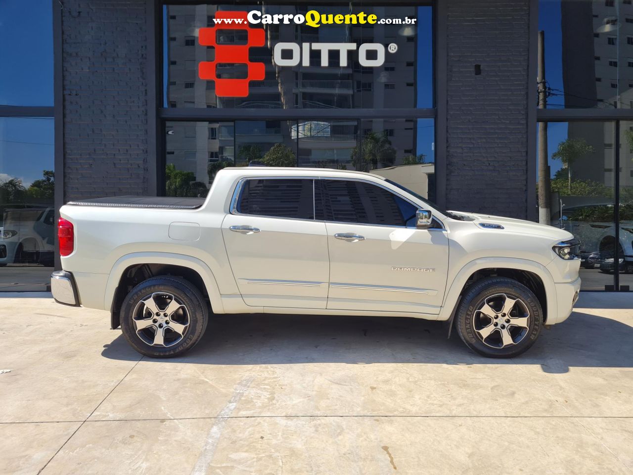 RAM   RAMPAGE LARAMIE 2.0 TB CD 4X4 DIE. AUT.   BRANCO 2024 2.0 GASOLINA - Loja
