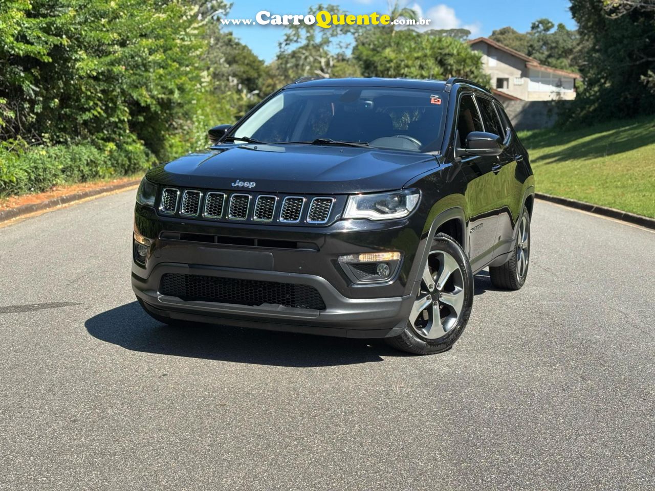 JEEP   COMPASS LONGITUDE   PRETO 2018 2.0 FLEX - Loja