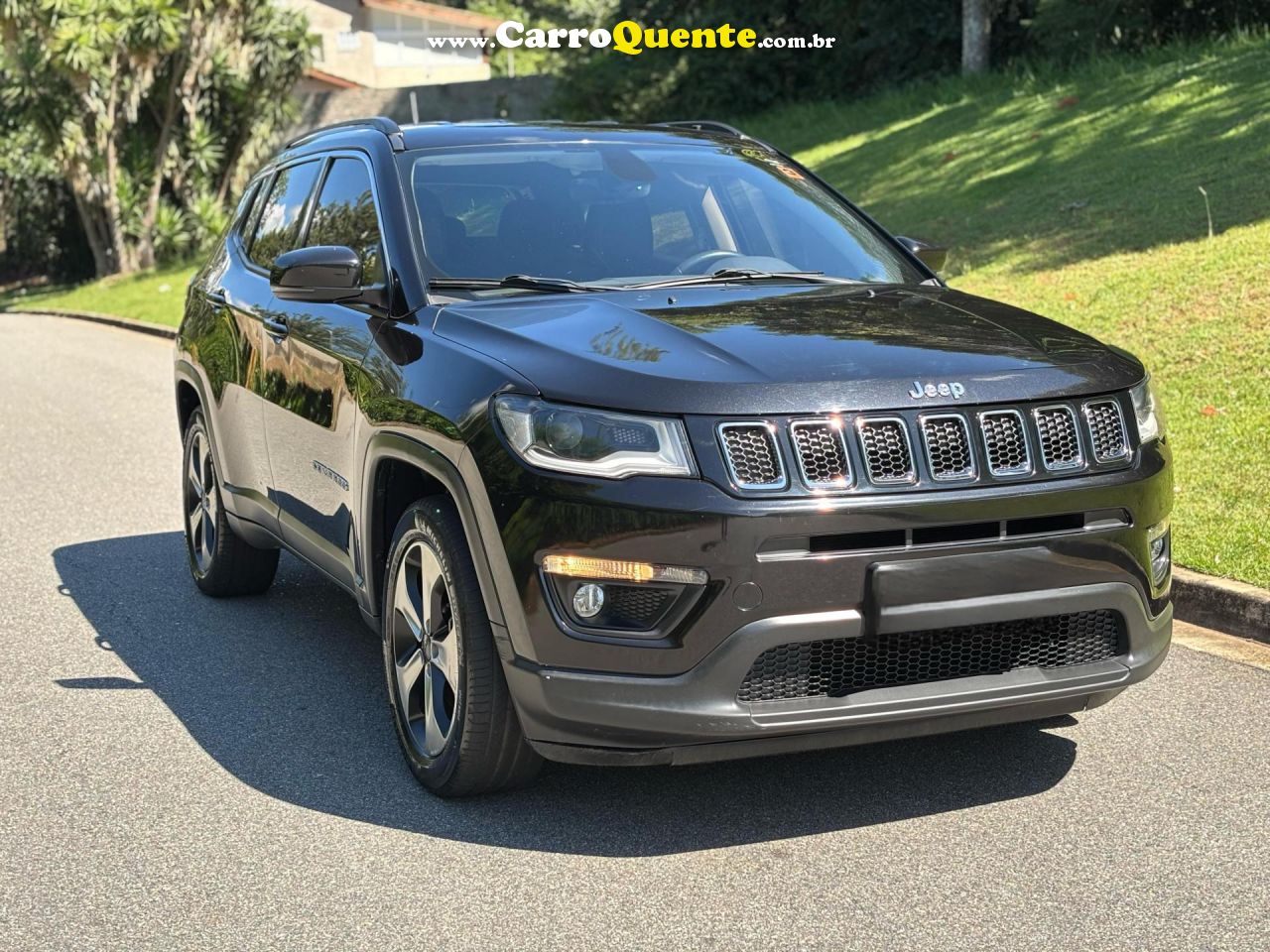 JEEP   COMPASS LONGITUDE   PRETO 2018 2.0 FLEX - Loja