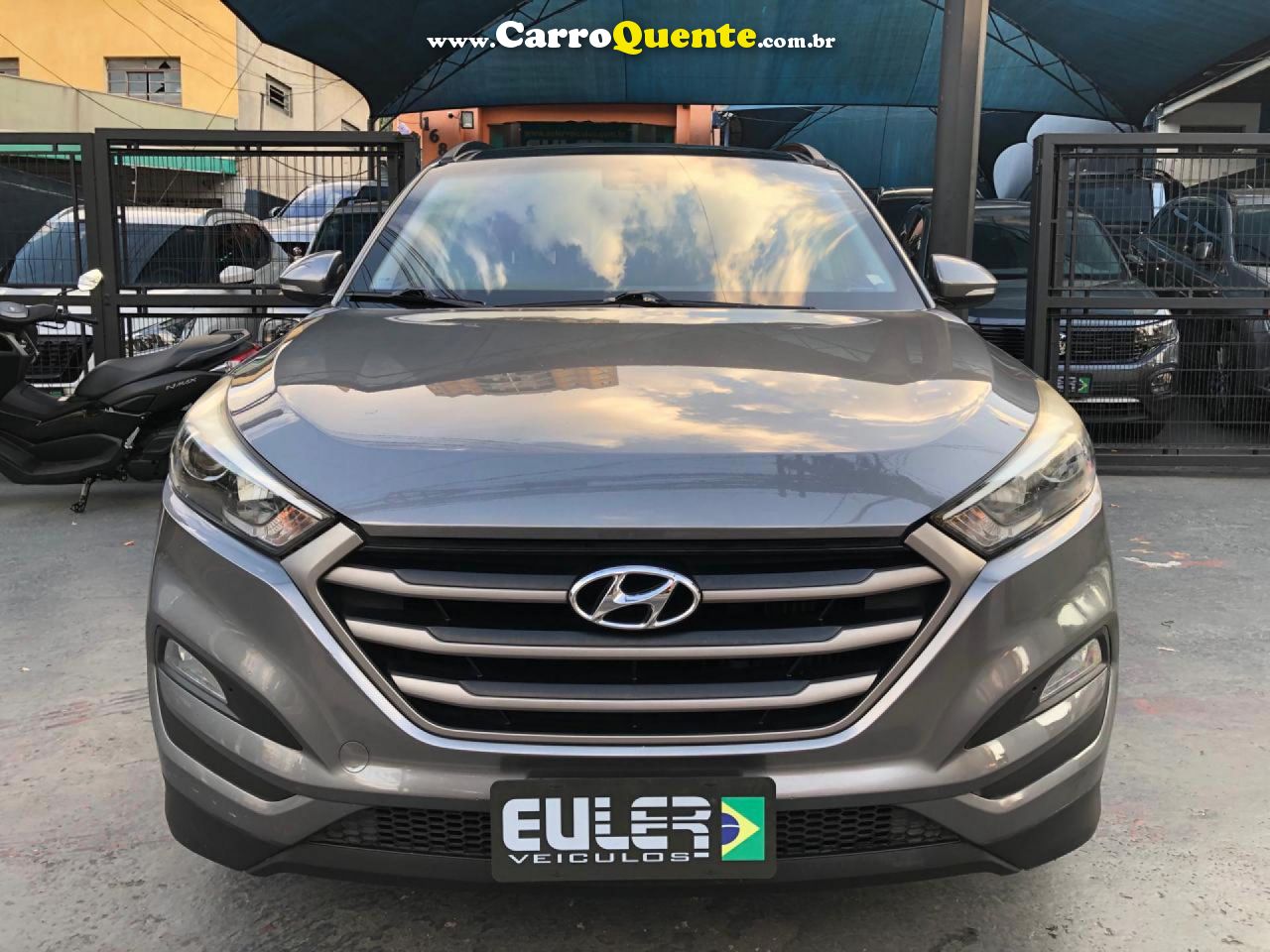 HYUNDAI   TUCSON GLS 1.6 TURBO 16V AUT.   CINZA 2018 1.6 GASOLINA - Loja