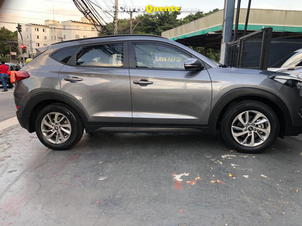 HYUNDAI   TUCSON GLS 1.6 TURBO 16V AUT.   CINZA 2018 1.6 GASOLINA - Loja