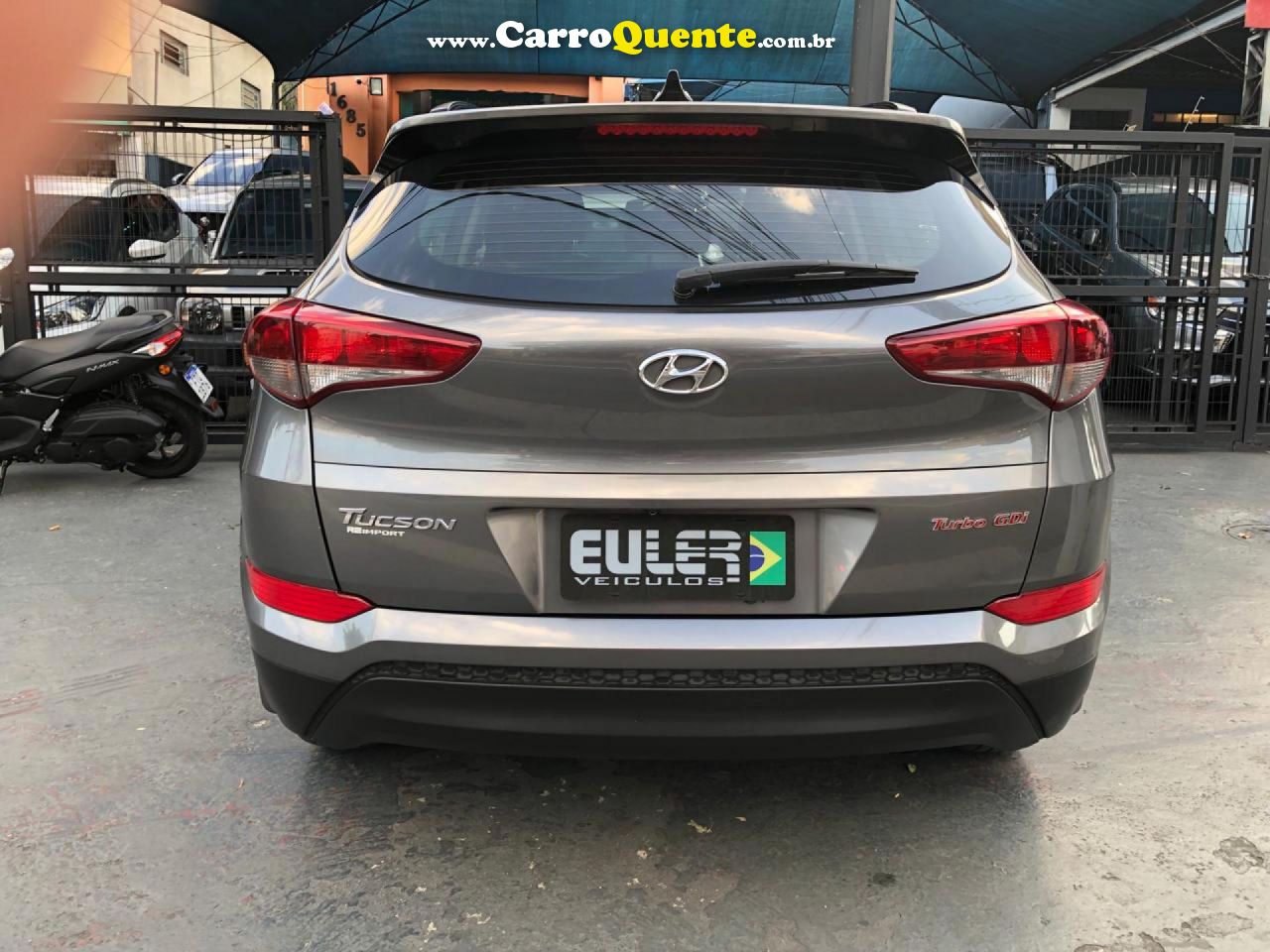 HYUNDAI   TUCSON GLS 1.6 TURBO 16V AUT.   CINZA 2018 1.6 GASOLINA - Loja