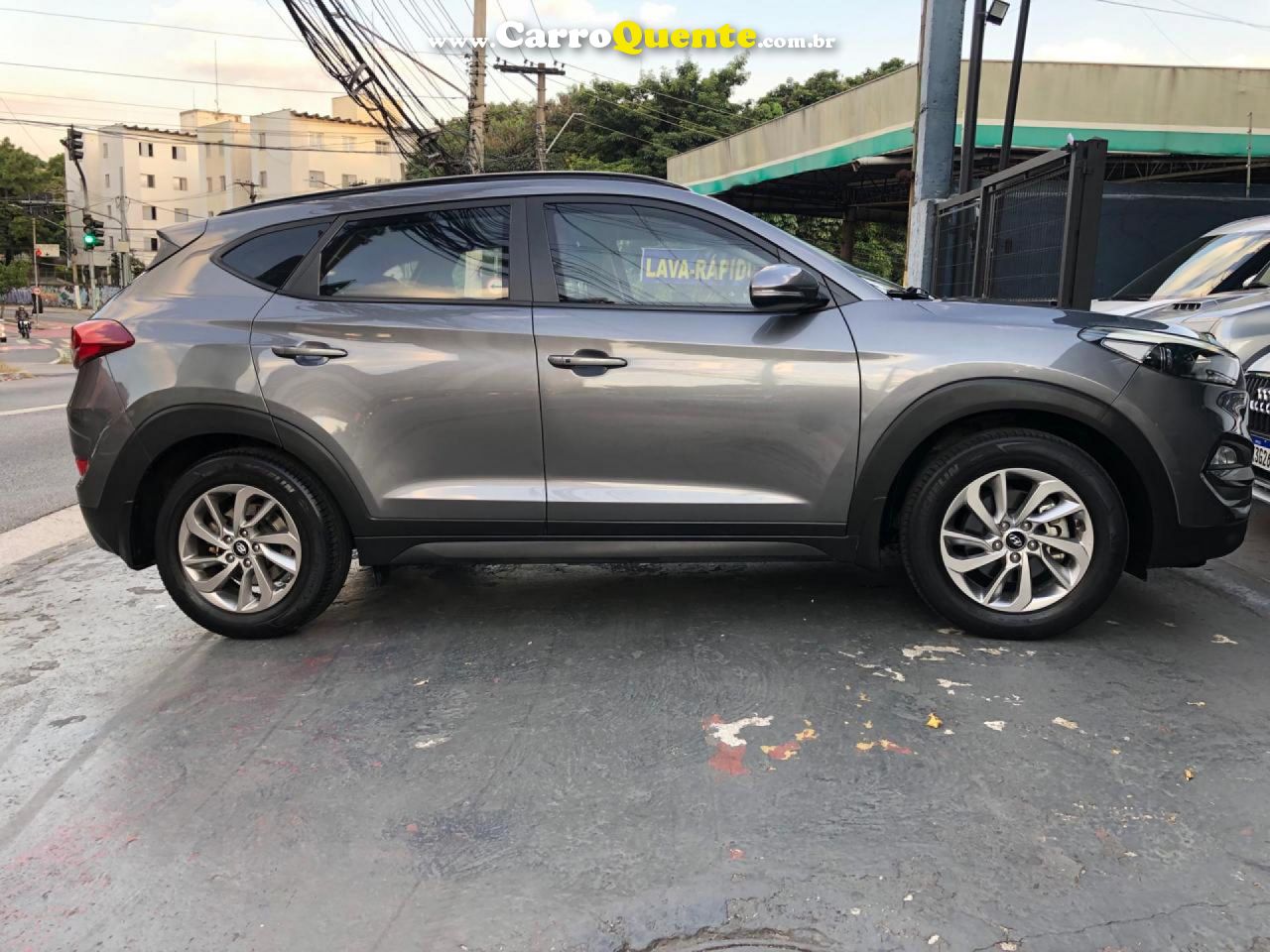 HYUNDAI   TUCSON GLS 1.6 TURBO 16V AUT.   CINZA 2018 1.6 GASOLINA - Loja