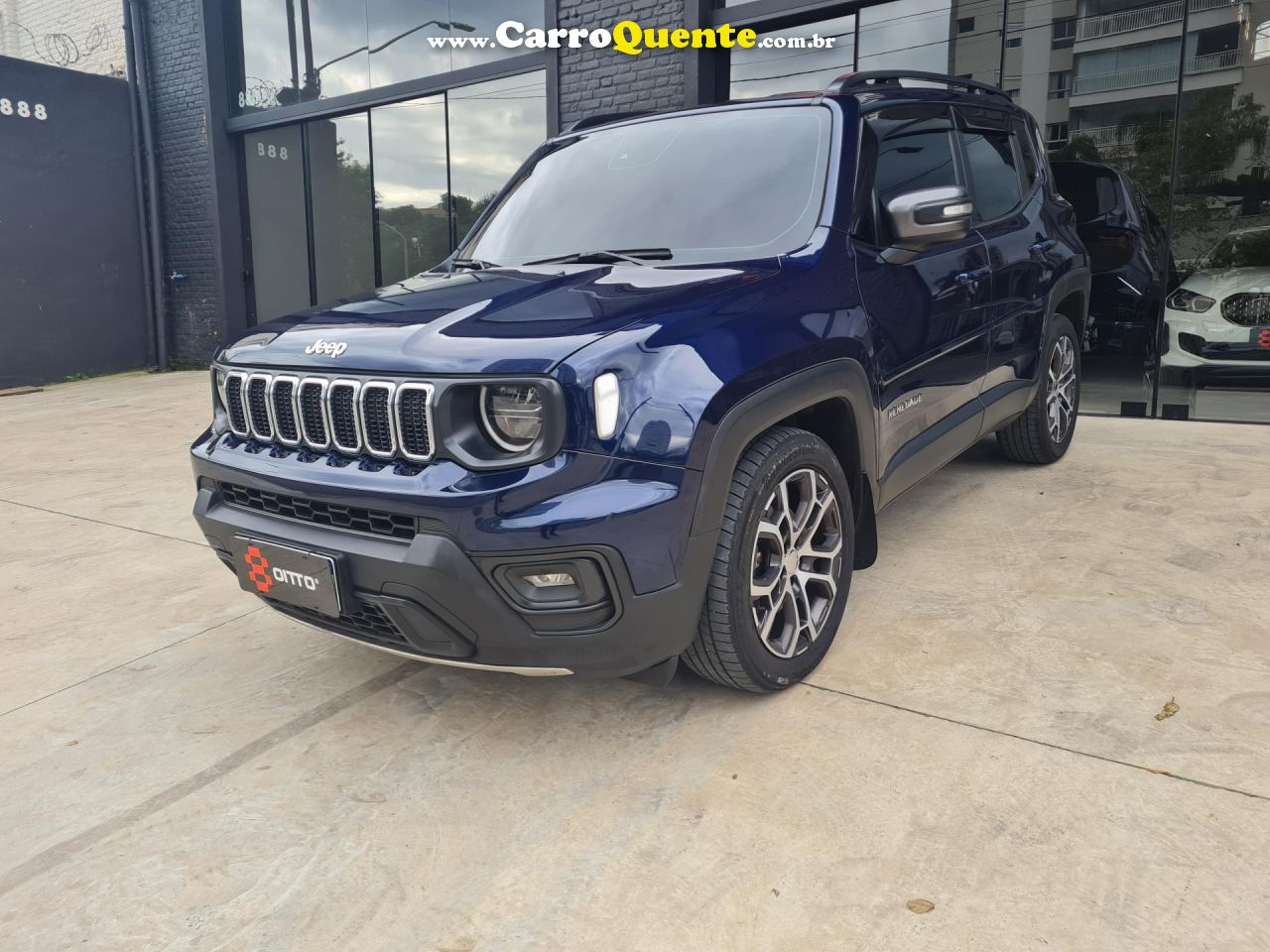 JEEP   RENEGADE LONG. T270 1.3 TB 4X2 FLEX AUT.   AZUL 2022 1.3 FLEX - Loja