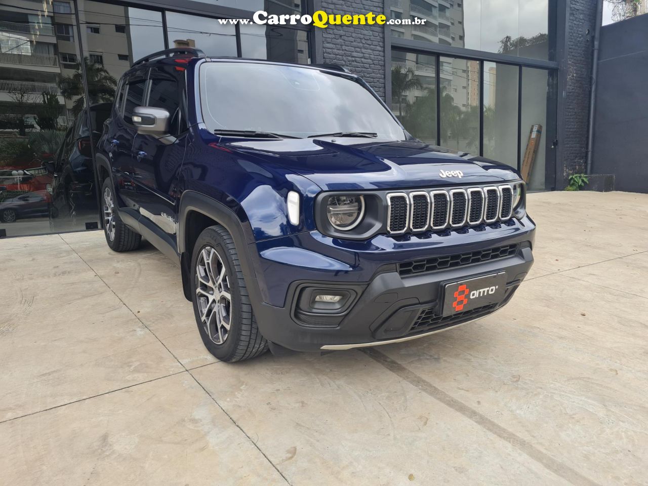 JEEP   RENEGADE LONG. T270 1.3 TB 4X2 FLEX AUT.   AZUL 2022 1.3 FLEX - Loja