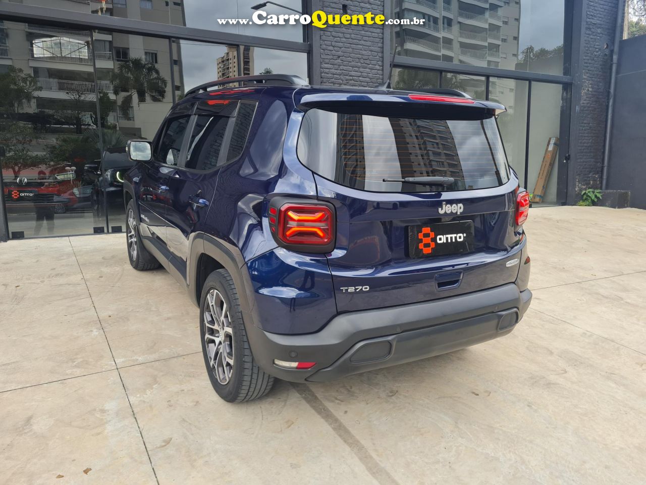 JEEP   RENEGADE LONG. T270 1.3 TB 4X2 FLEX AUT.   AZUL 2022 1.3 FLEX - Loja
