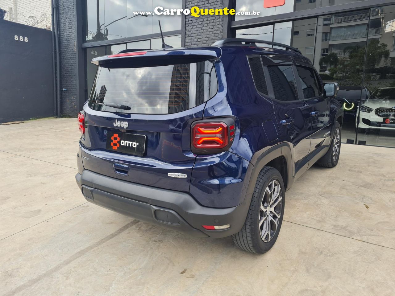 JEEP   RENEGADE LONG. T270 1.3 TB 4X2 FLEX AUT.   AZUL 2022 1.3 FLEX - Loja