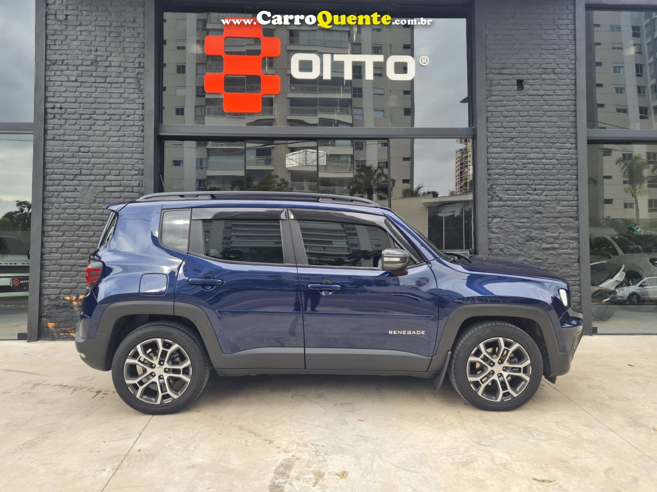 JEEP   RENEGADE LONG. T270 1.3 TB 4X2 FLEX AUT.   AZUL 2022 1.3 FLEX - Loja