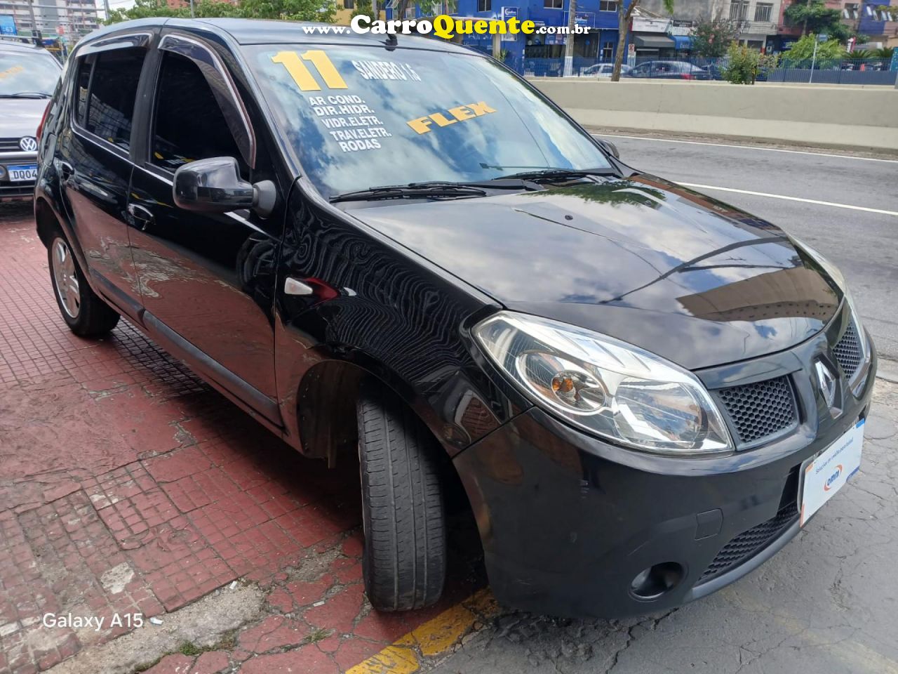 RENAULT   SANDERO PRIVILÈGE HI-FLEX 1.6 16V 5P AUT   PRETO 2011 1.6 FLEX - Loja