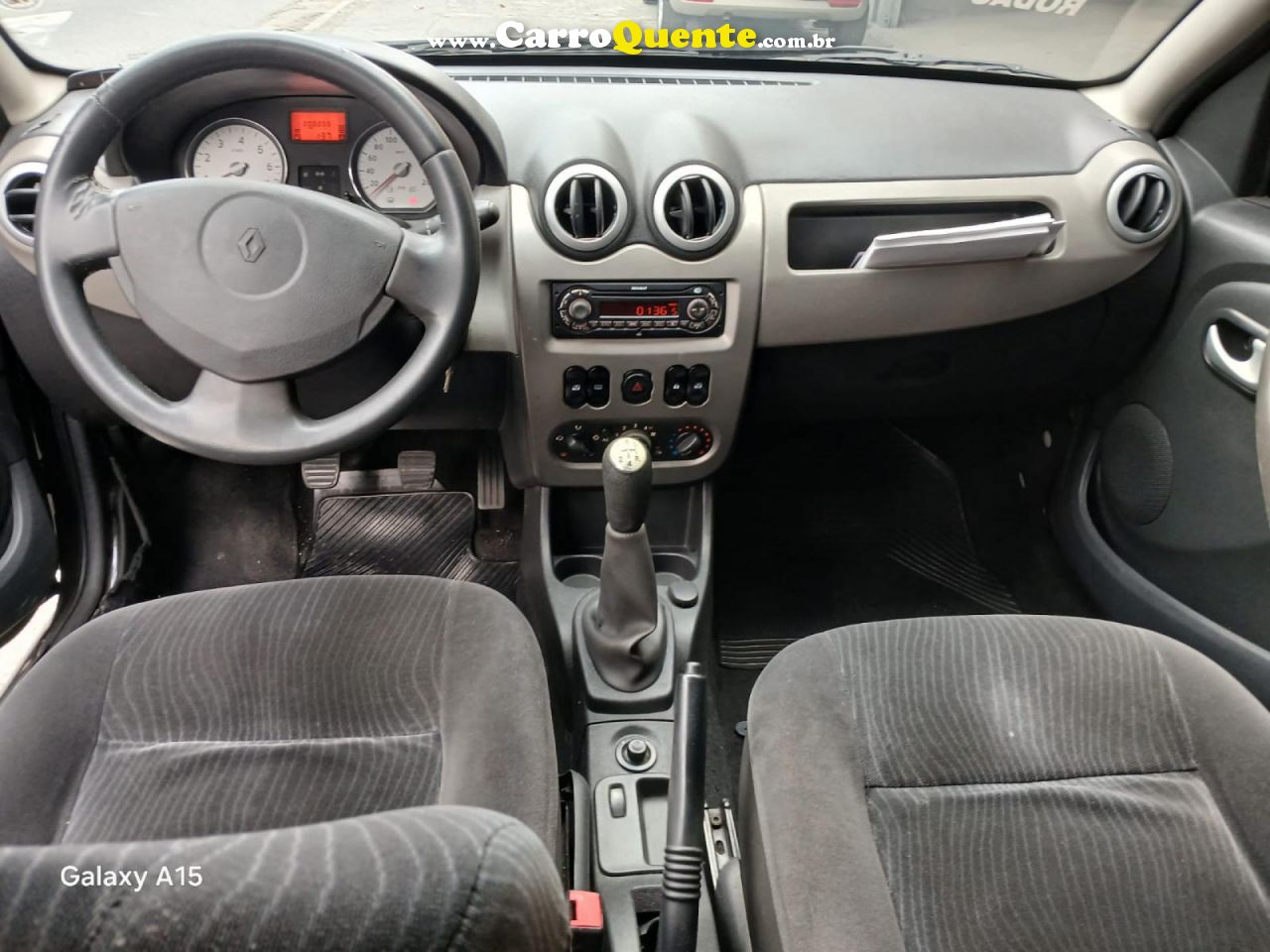 RENAULT   SANDERO PRIVILÈGE HI-FLEX 1.6 16V 5P AUT   PRETO 2011 1.6 FLEX - Loja