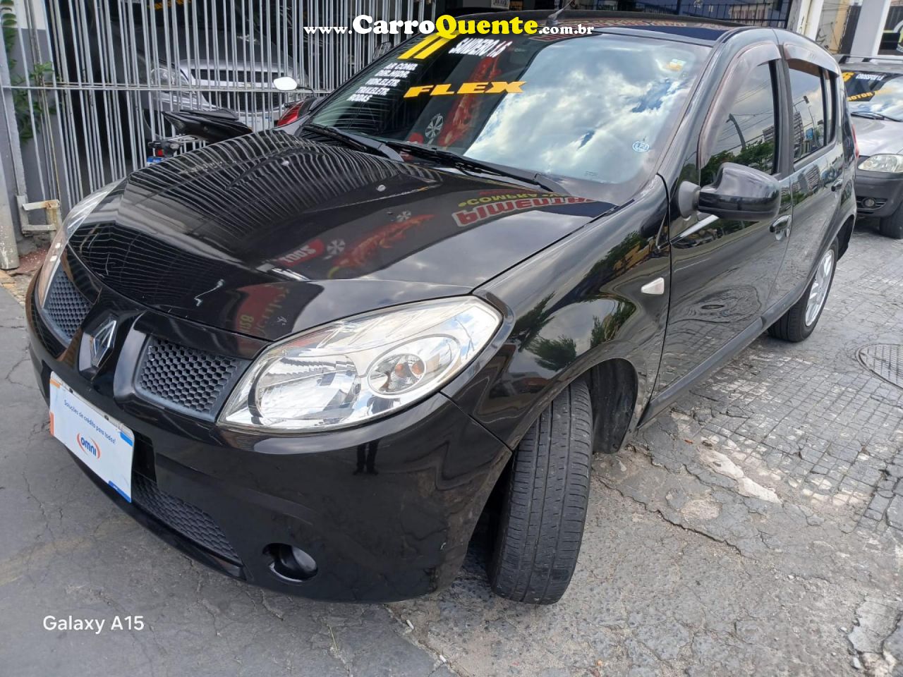RENAULT   SANDERO PRIVILÈGE HI-FLEX 1.6 16V 5P AUT   PRETO 2011 1.6 FLEX - Loja