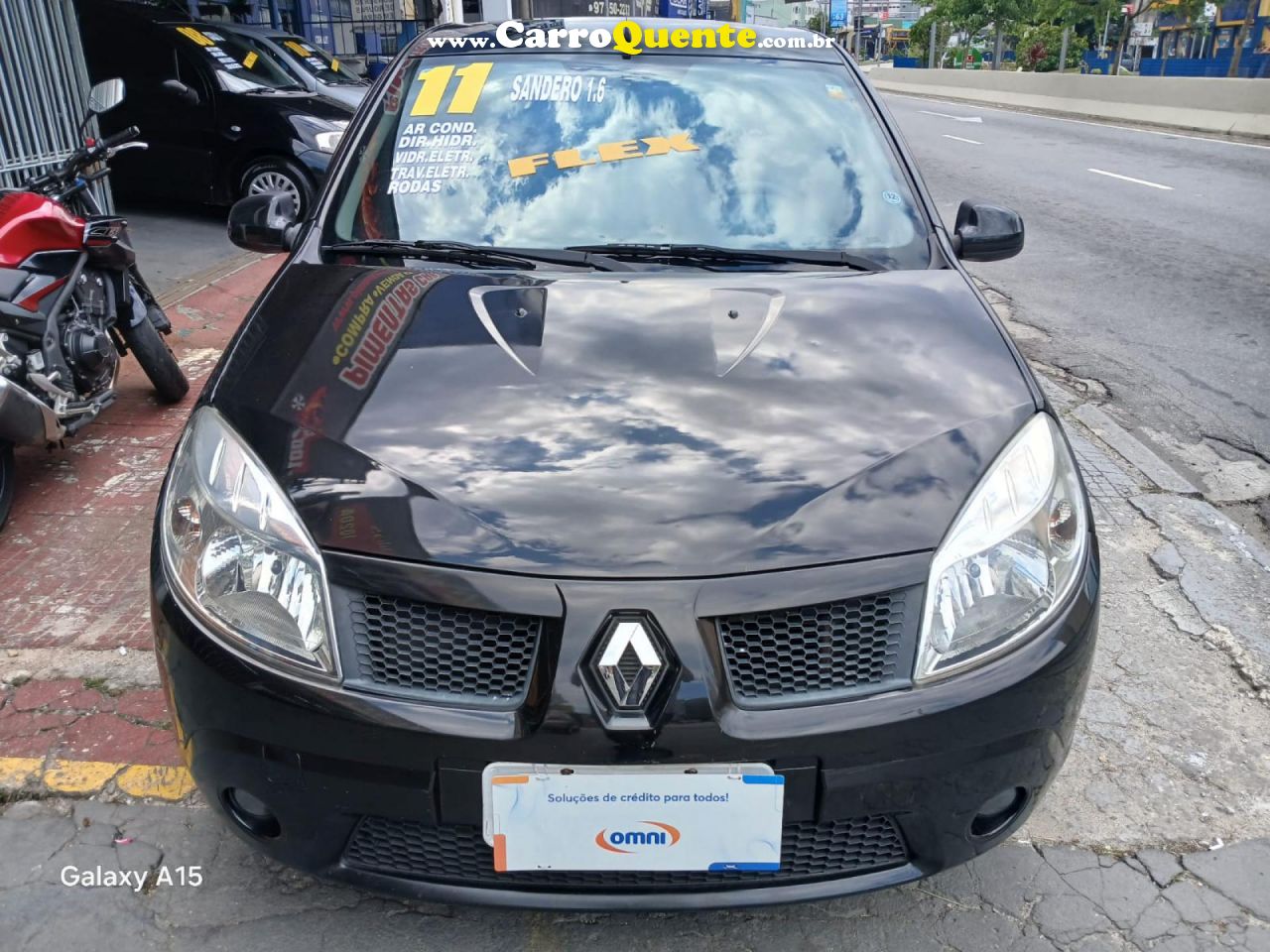 RENAULT   SANDERO PRIVILÈGE HI-FLEX 1.6 16V 5P AUT   PRETO 2011 1.6 FLEX - Loja