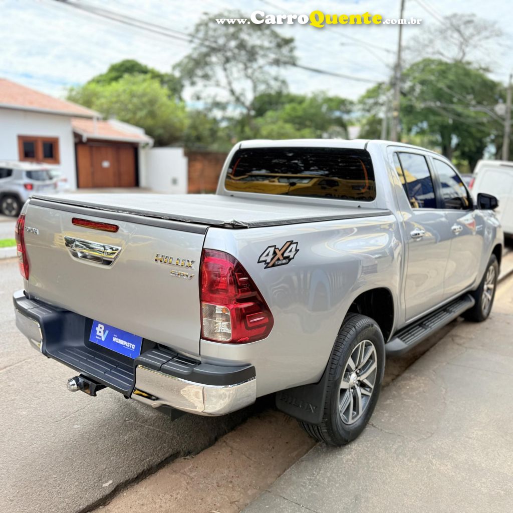 TOYOTA   HILUX CD SRV 4X4 2.8 TDI DIESEL AUT.   PRATA 2020 2.8 DIESEL - Loja