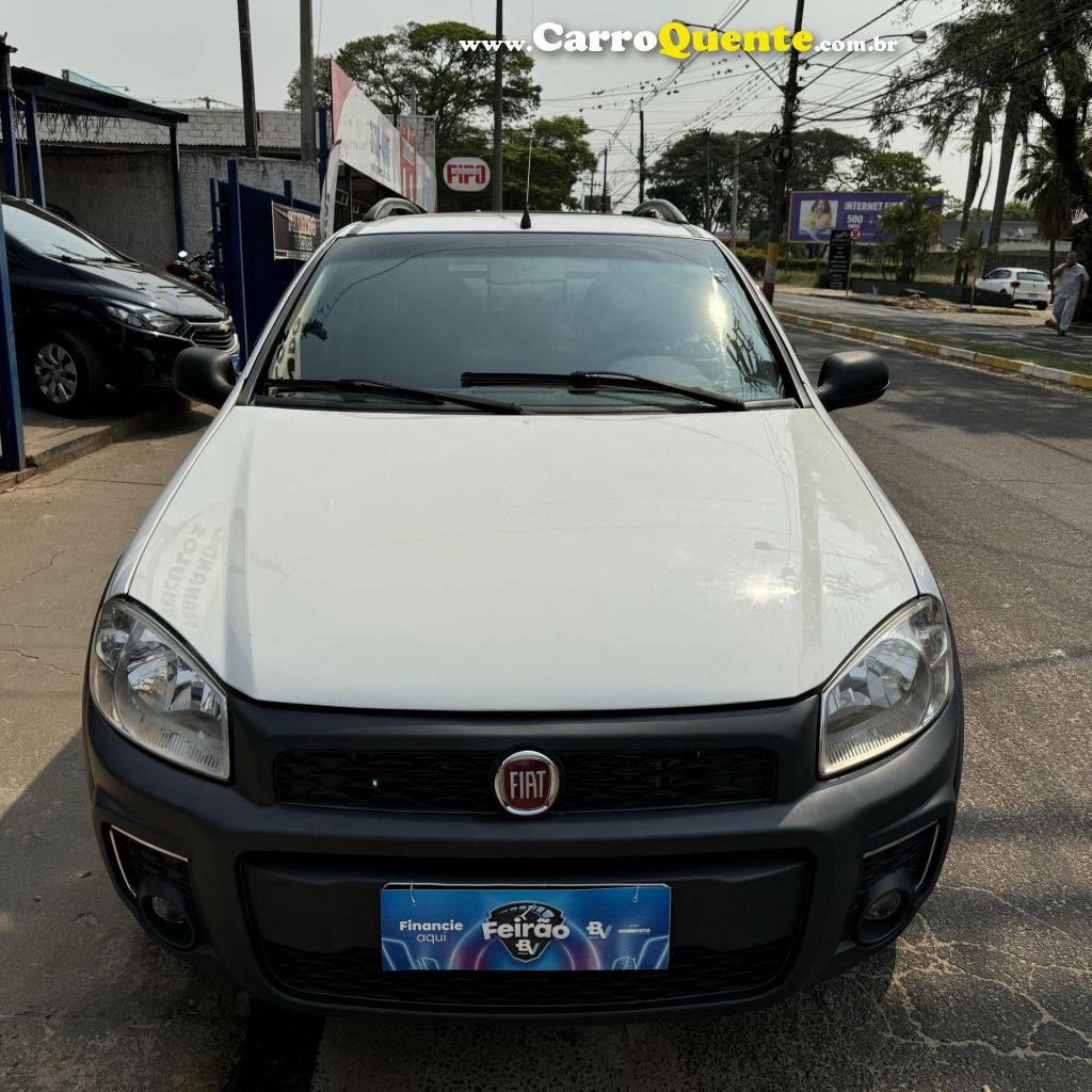 FIAT   STRADA WORKING HARD 1.4 FIRE FLEX 8V CD   BRANCO 2017 1.4 FLEX - Loja