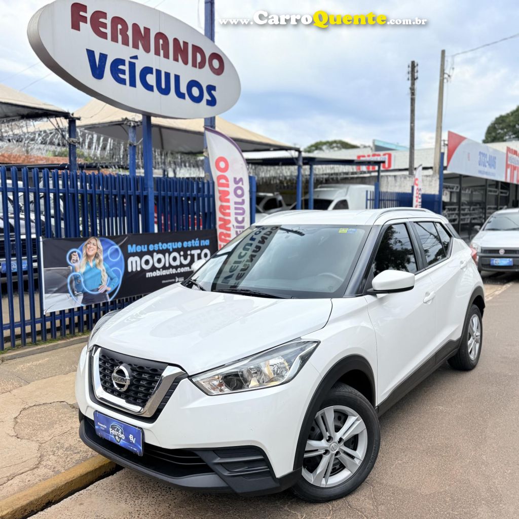 NISSAN   KICKS S DIRECT 1.6 16V FLEX 5P AUT.   BRANCO 2020 1.6 FLEX - Loja