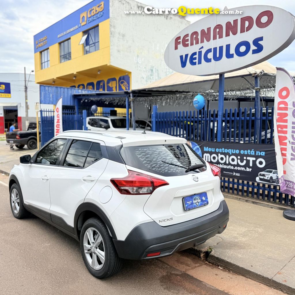 NISSAN   KICKS S DIRECT 1.6 16V FLEX 5P AUT.   BRANCO 2020 1.6 FLEX - Loja