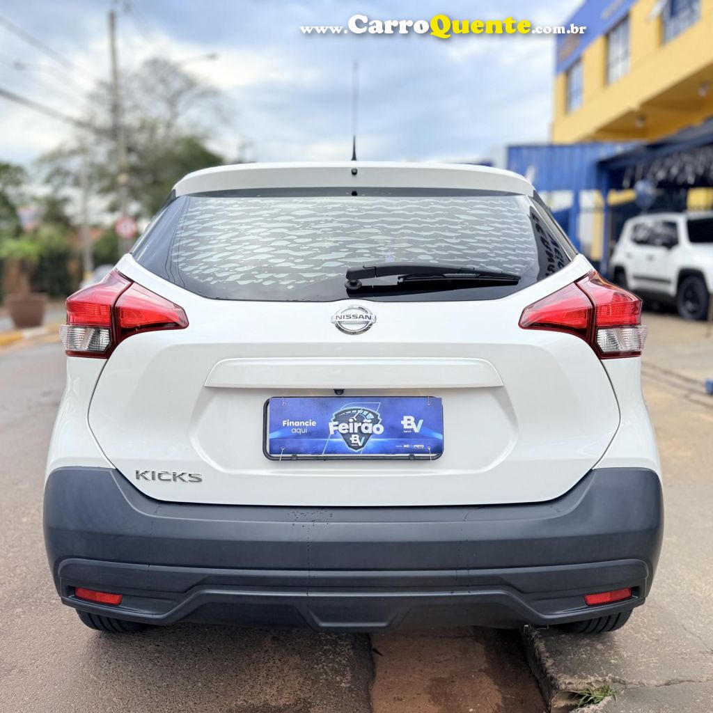 NISSAN   KICKS S DIRECT 1.6 16V FLEX 5P AUT.   BRANCO 2020 1.6 FLEX - Loja