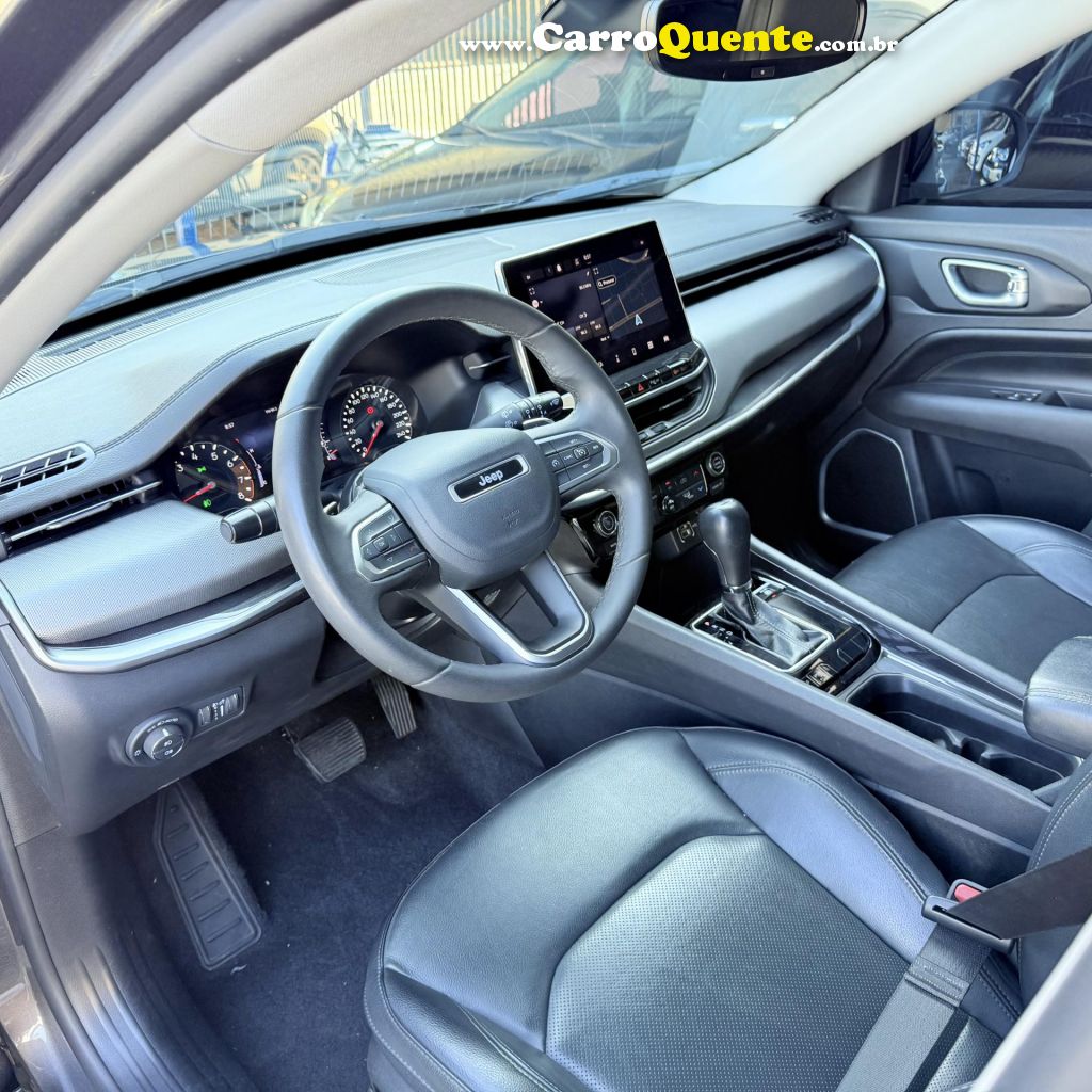 JEEP   COMPASS LONG. T270 1.3 TB 4X2 FLEX AUT.   CINZA 2022 1.3 FLEX - Loja