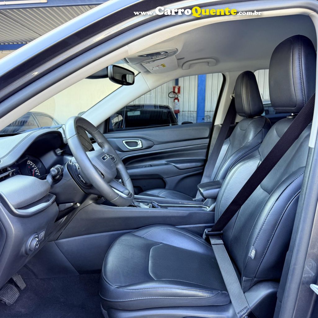 JEEP   COMPASS LONG. T270 1.3 TB 4X2 FLEX AUT.   CINZA 2022 1.3 FLEX - Loja