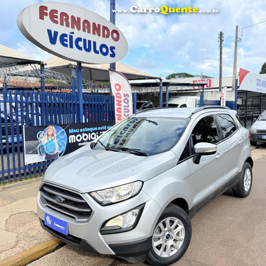 FORD   ECOSPORT SE 1.5 12V FLEX 5P AUT.   PRATA 2018 1.5 FLEX - Loja