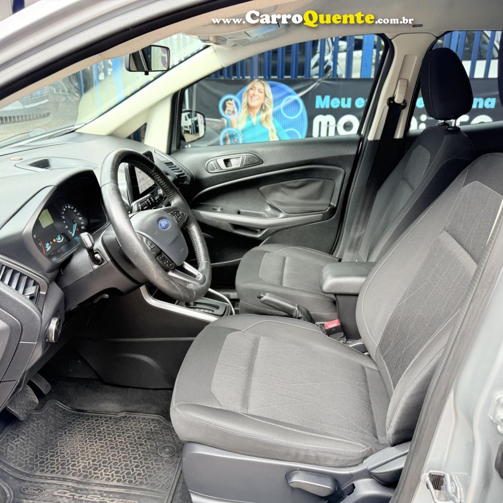 FORD   ECOSPORT SE 1.5 12V FLEX 5P AUT.   PRATA 2018 1.5 FLEX - Loja