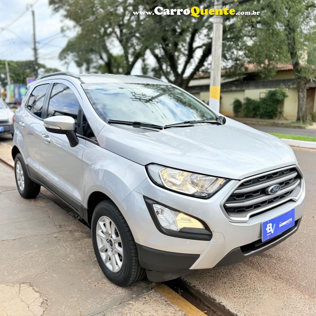 FORD   ECOSPORT SE 1.5 12V FLEX 5P AUT.   PRATA 2018 1.5 FLEX - Loja
