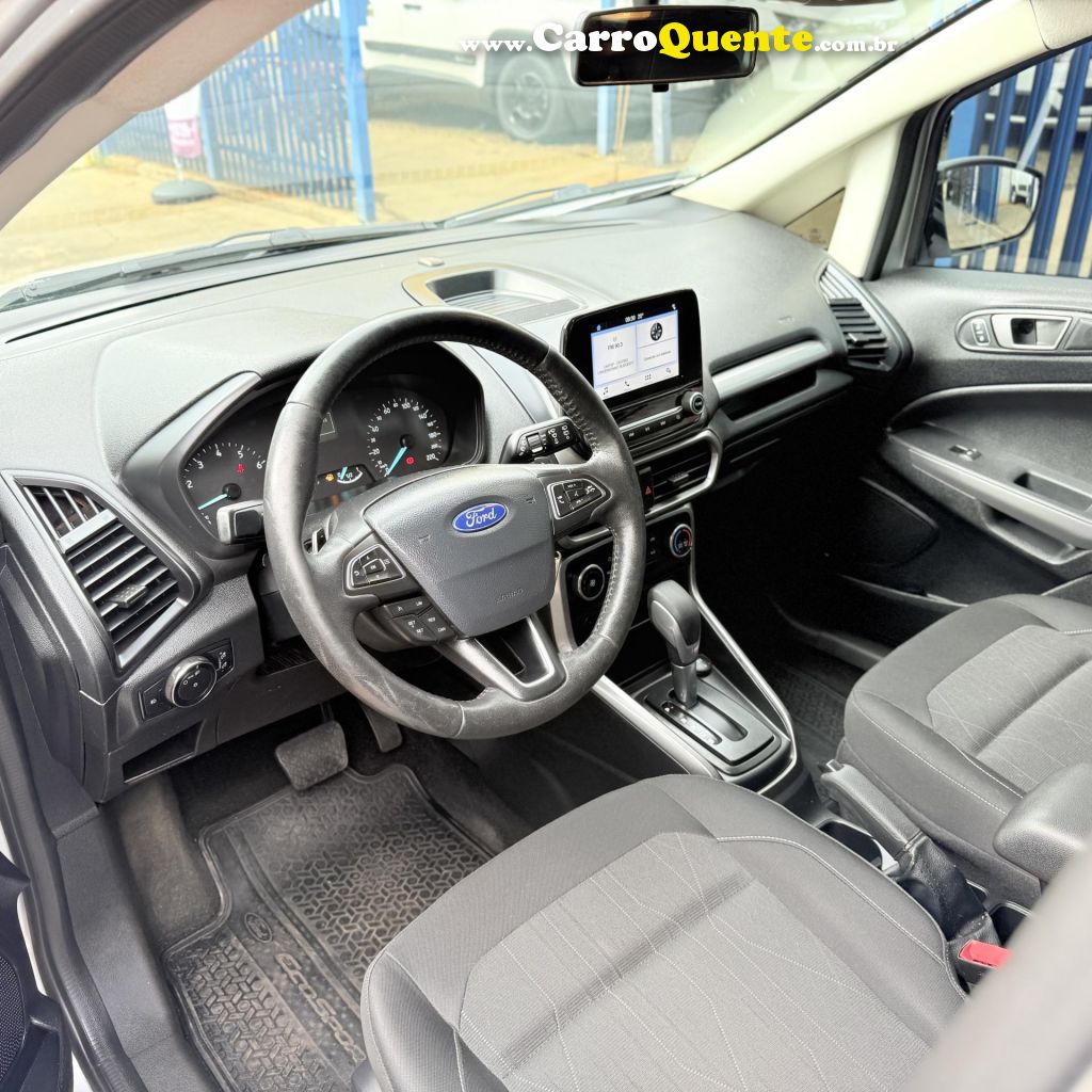 FORD   ECOSPORT SE 1.5 12V FLEX 5P AUT.   PRATA 2018 1.5 FLEX - Loja