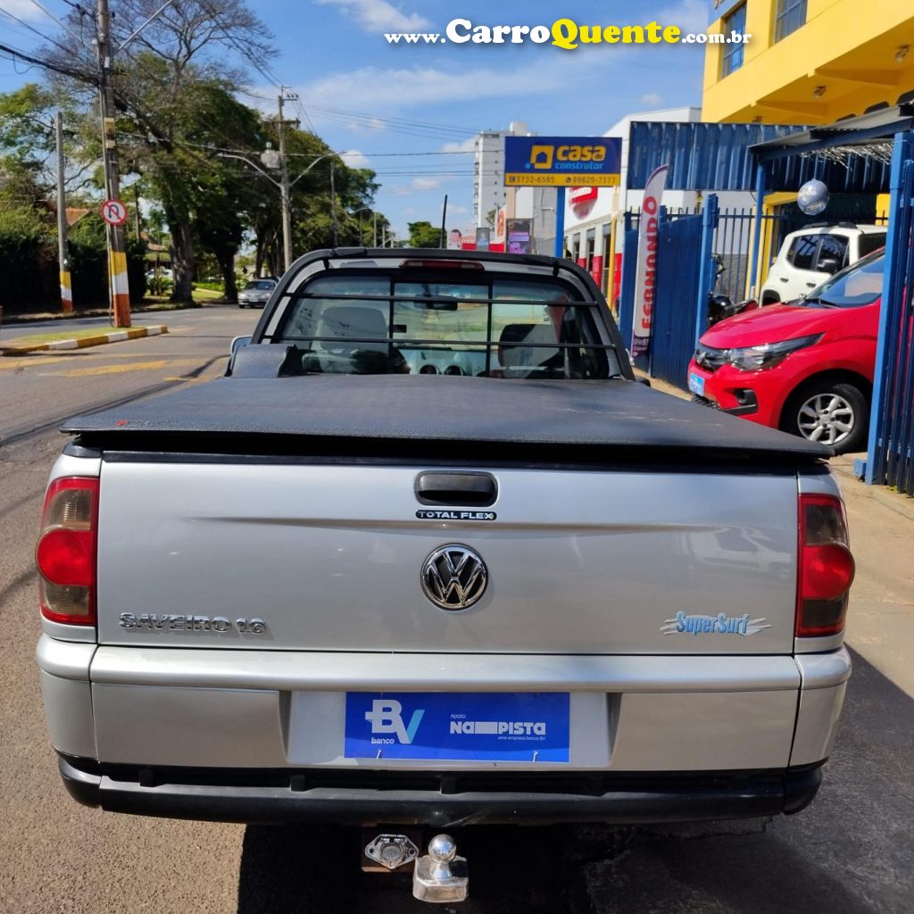 VOLKSWAGEN   SAVEIRO SUPER SURF 1.6 MI TOTAL FLEX 8V   PRATA 2006 1.6 FLEX - Loja