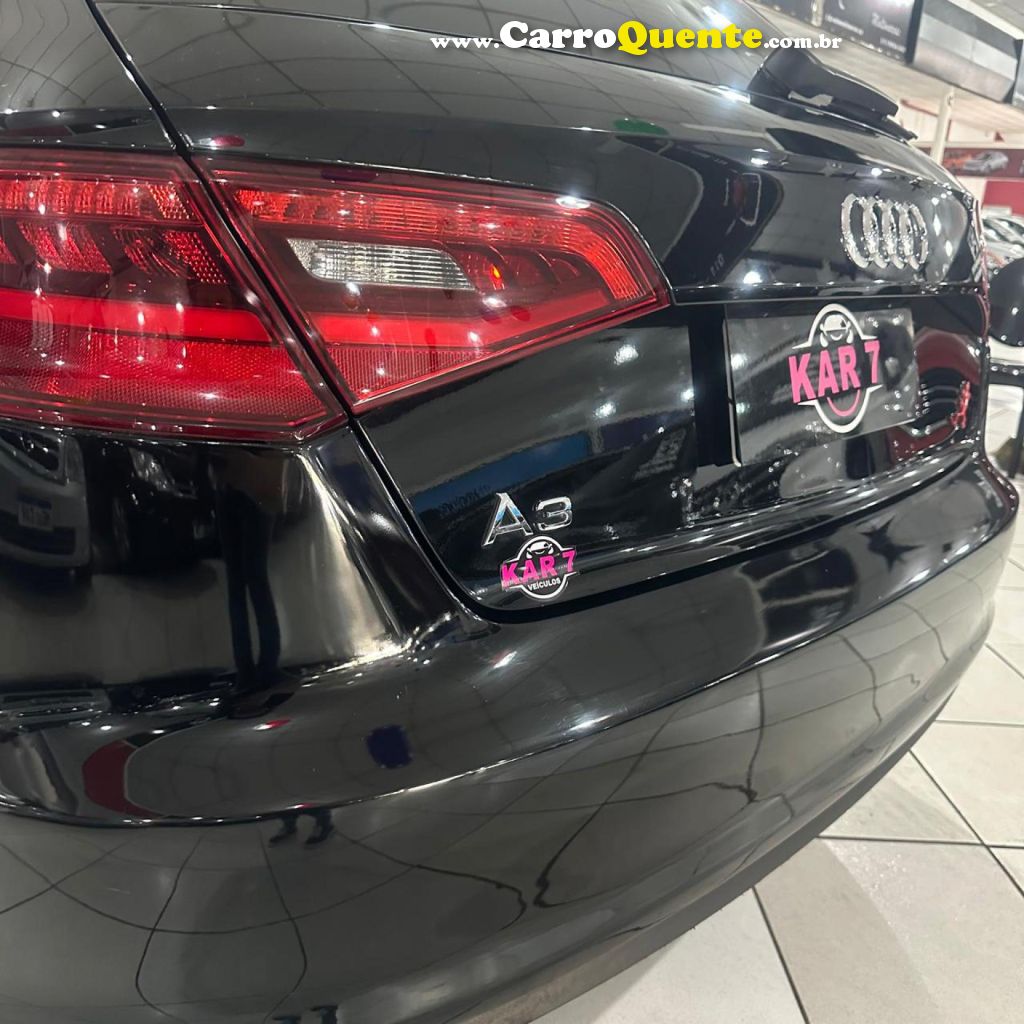AUDI   A3 SPORTBACK 1.4 TFSI S-TRONIC   PRETO 2014 1.4 GASOLINA - Loja