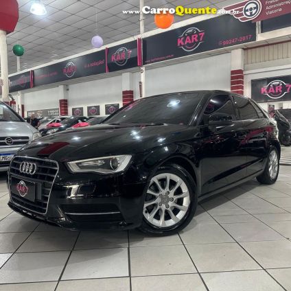 AUDI   A3 SPORTBACK 1.4 TFSI S-TRONIC   PRETO 2014 1.4 GASOLINA