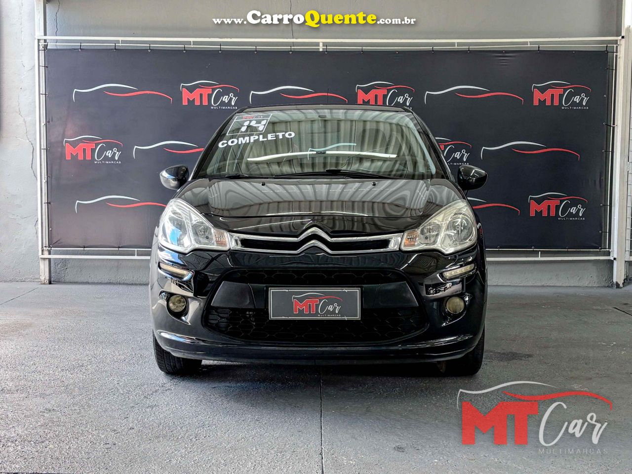 CITROËN   C3 ORIGINE 1.5 FLEX 8V 5P MEC.   PRETO 2014 1.5 FLEX - Loja
