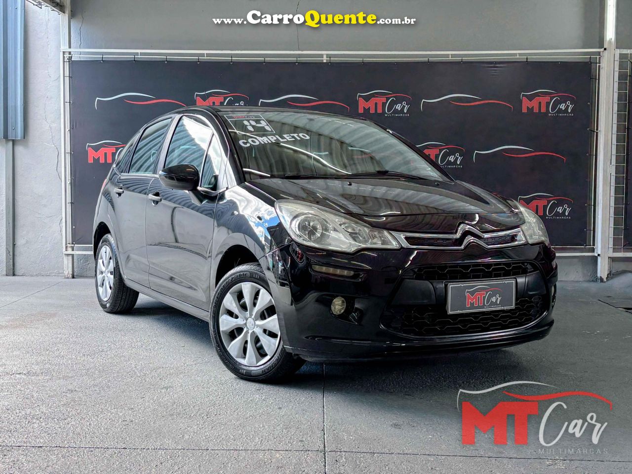 CITROËN   C3 ORIGINE 1.5 FLEX 8V 5P MEC.   PRETO 2014 1.5 FLEX - Loja